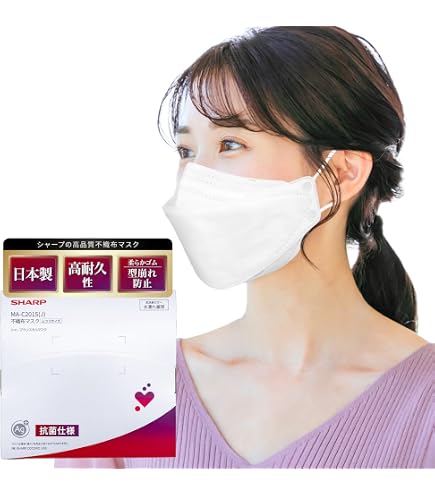 Amazon.co.jp: [COCORO STORE] 【シャープ 公式】 日本製 マスク